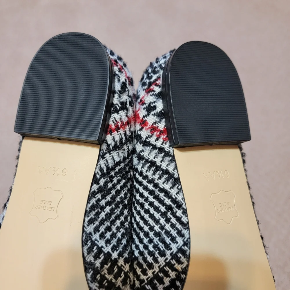 Talbots New Tweed Flats‎ Womens Size 6.5 Point Toe Business Casual Career